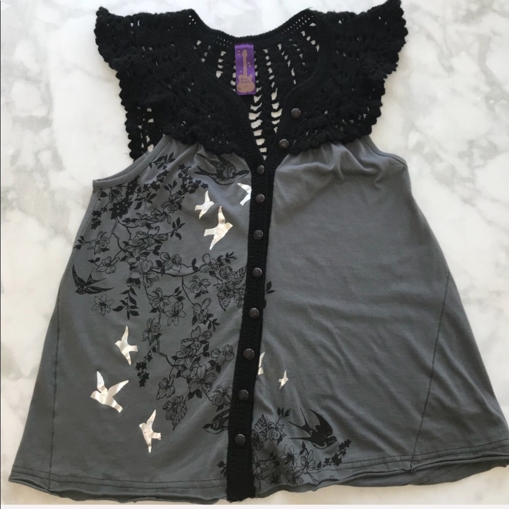 Free People sparrow crochet sleeveless top - Picture 5 of 7